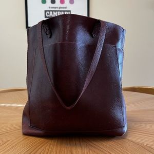 Madewell Leather Tote Bag